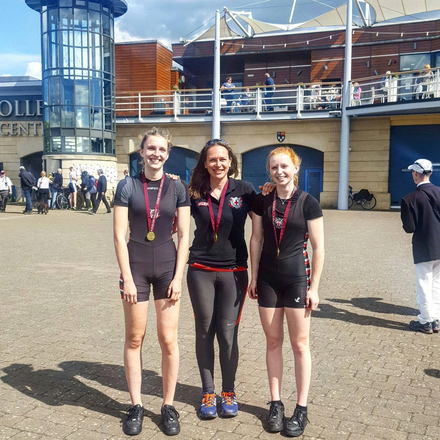The J18 2x at the Junior Sculling Regatta