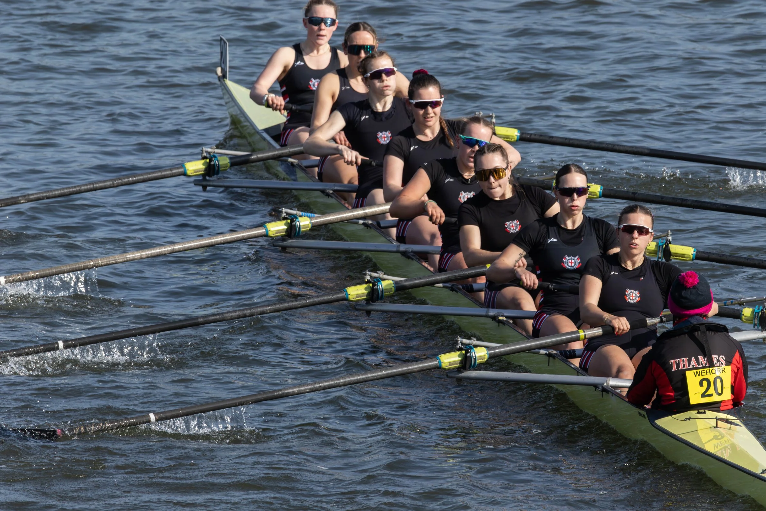 Team Rowing Thames Success at Women's Eights Head of the River Race — Thames Rowing Club