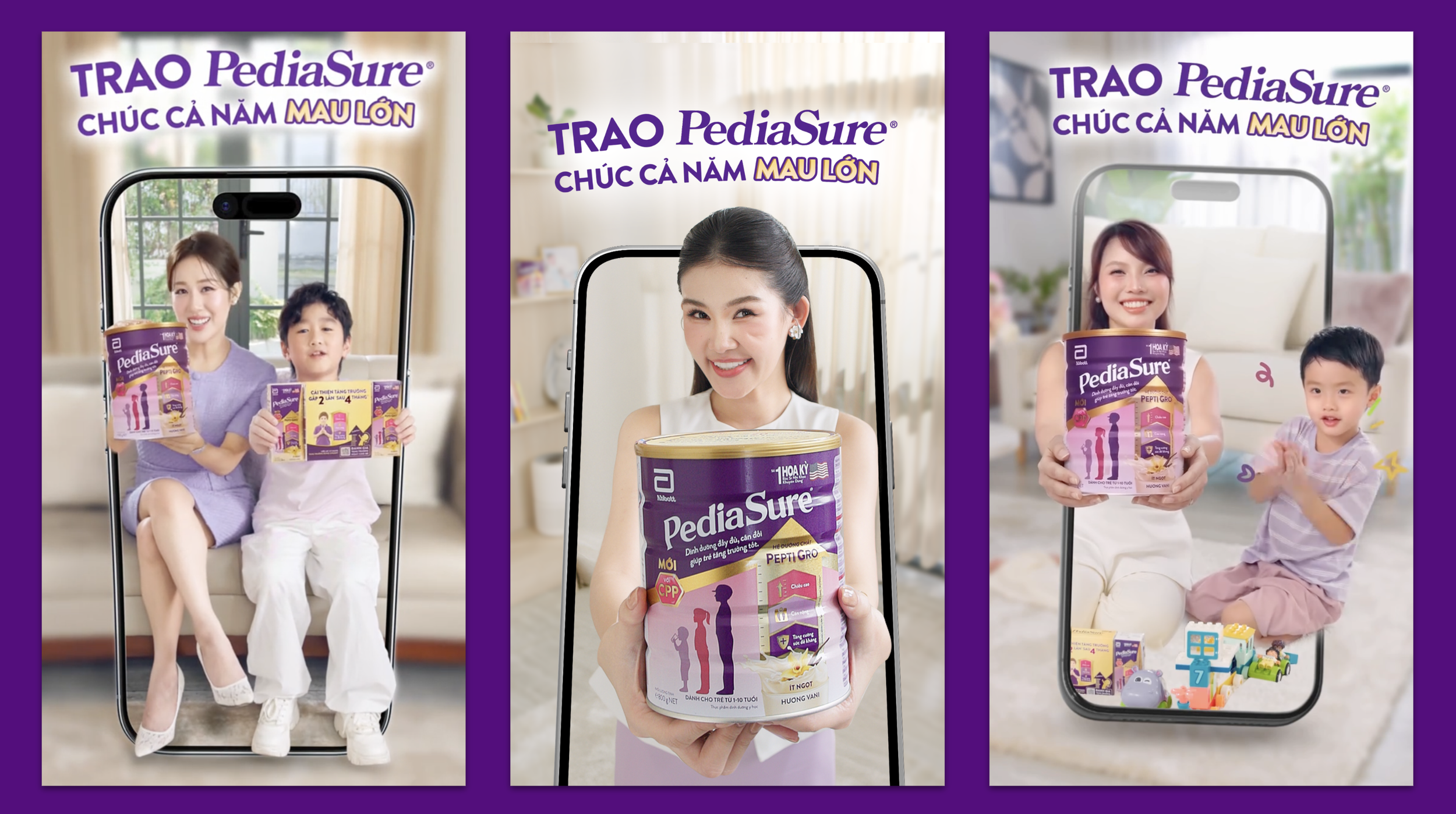 Trao PediaSure, Chúc Cả Năm Mau Lớn