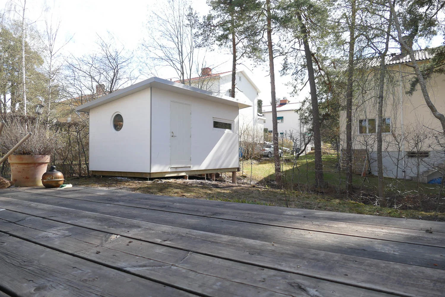 Friggebod öppen planlösning