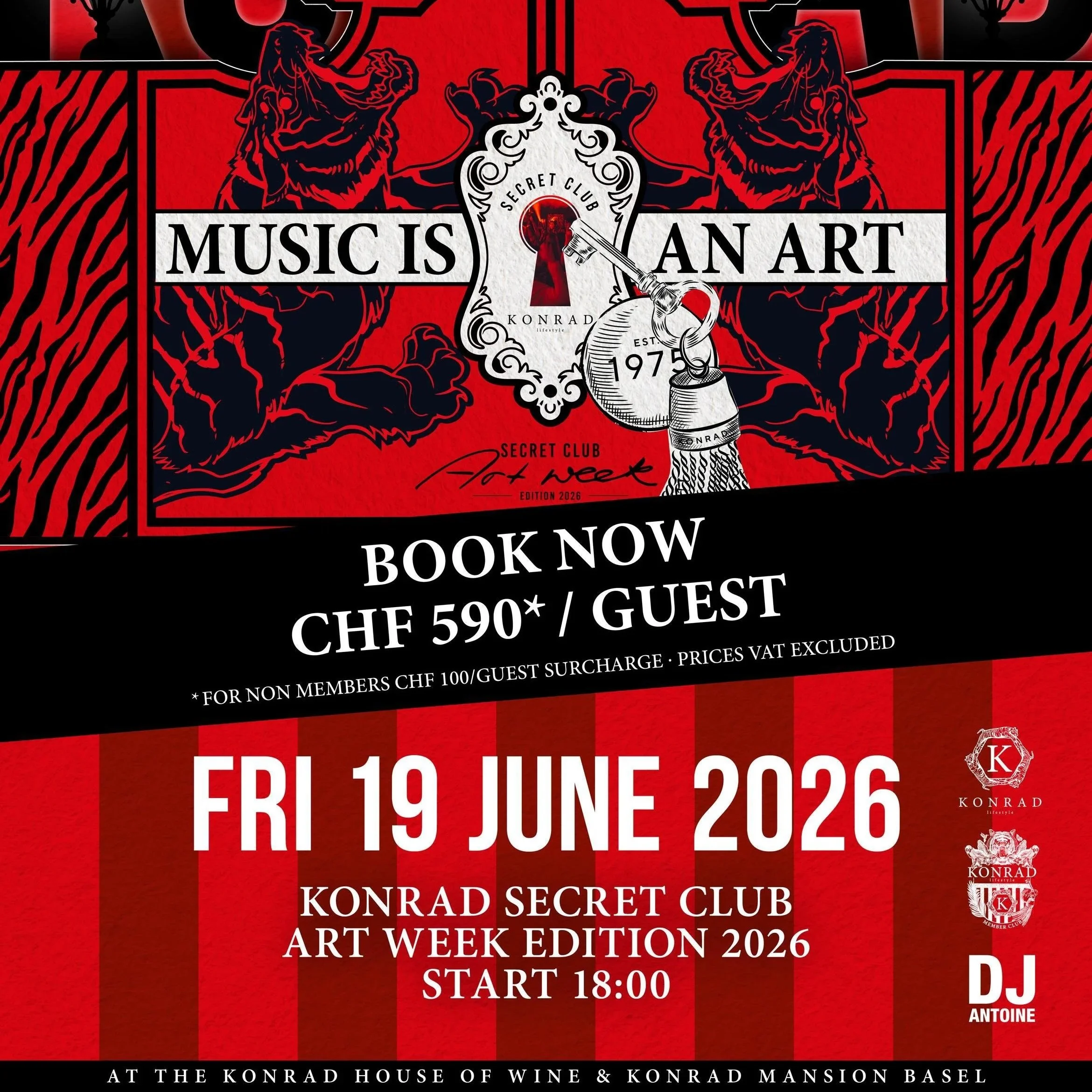 KONRAD – ART WEEK 2026 - FRI 19.06.2026, Start 18:00