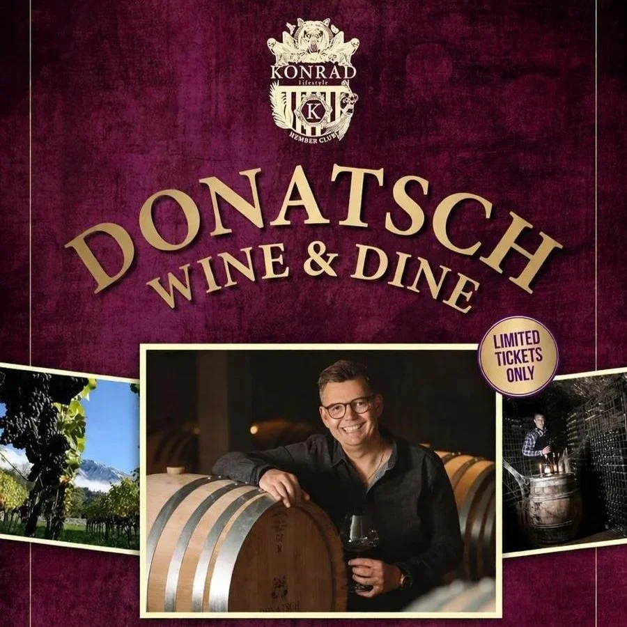 KONRAD Member Thursday –&nbsp;Donatsch Wine &amp; Dine –&nbsp;THU 25.06.2026