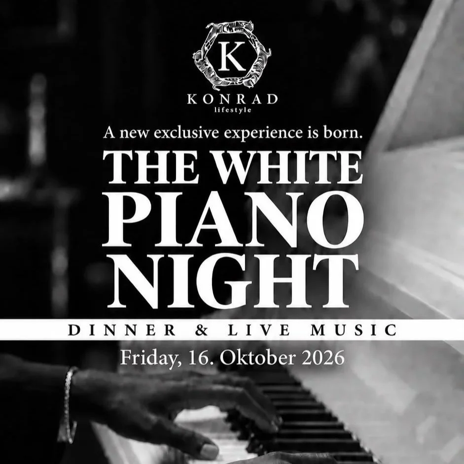 KONRAD  "THE WHITE PIANO NIGHT" –&nbsp;FRI 16.10.2026