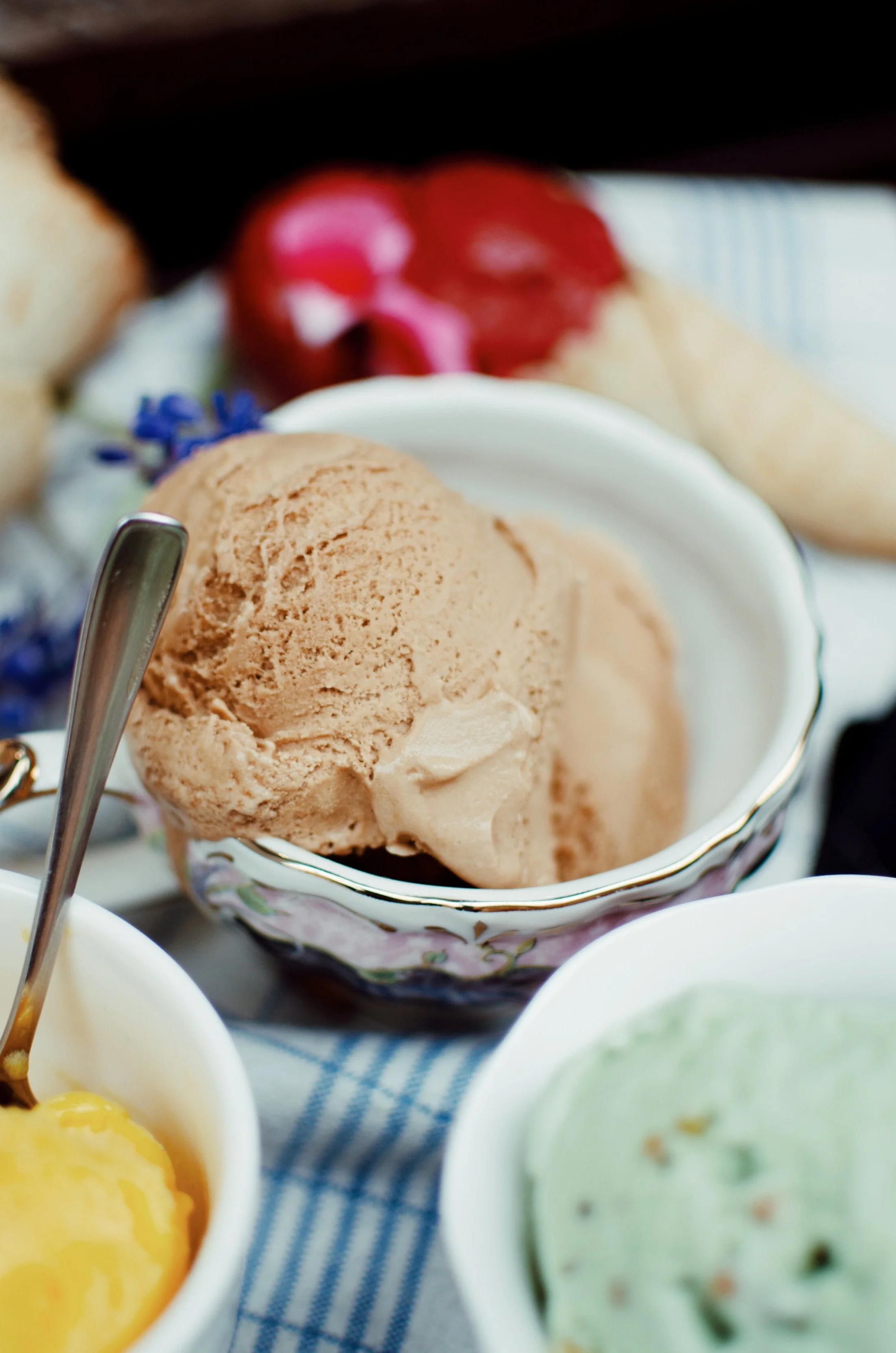 Homemade Coffee Ice Cream 