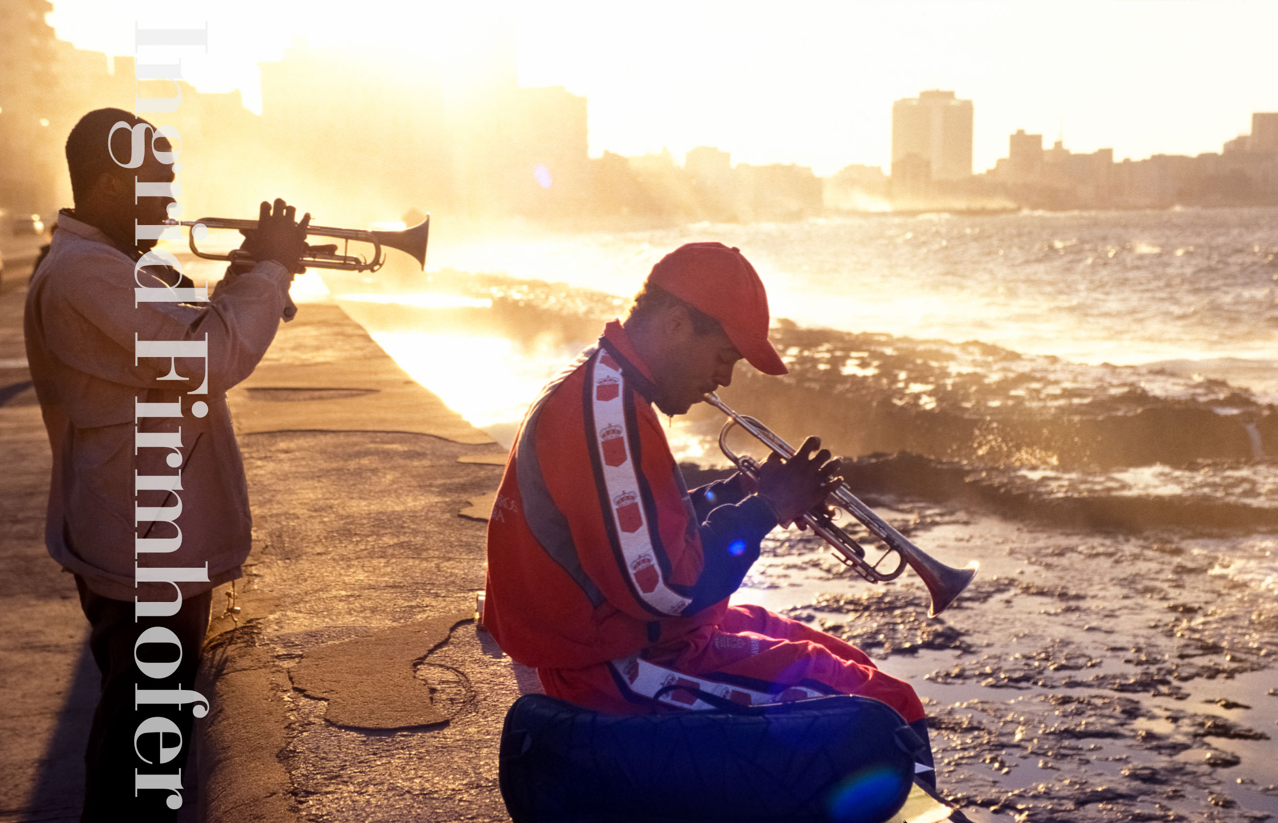  Trumpet Players, Malecon, Havana 