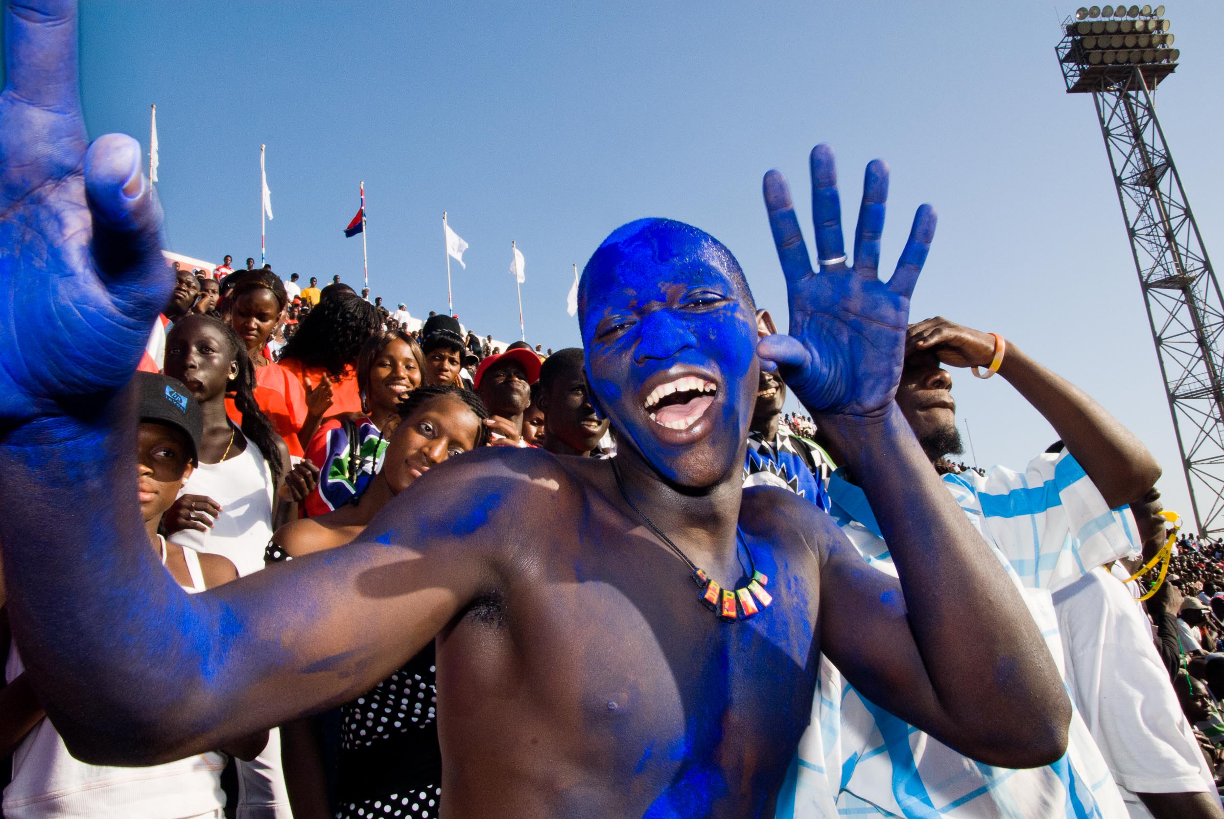 Scorpions, Football Fans of National Team, Gambia, Africa 