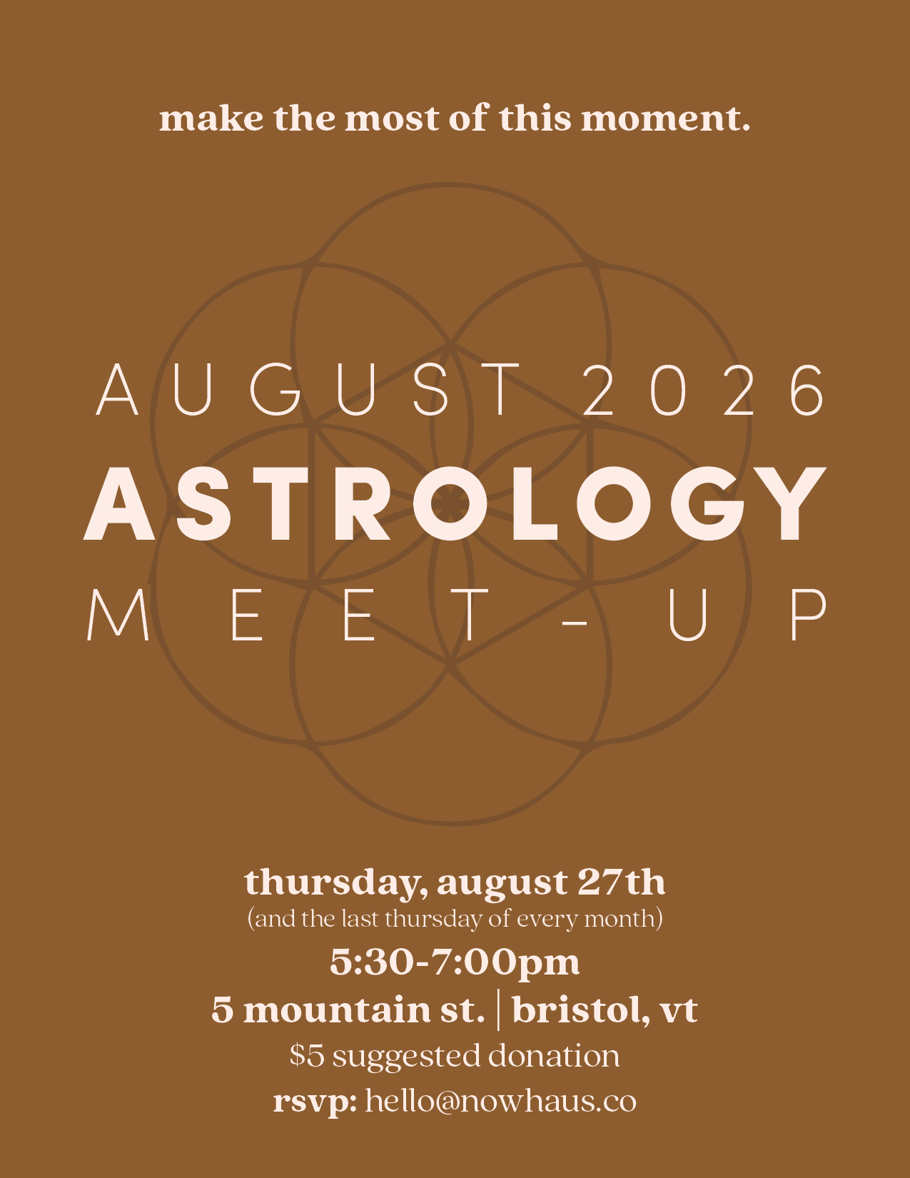 August Astrology Meet-Up 
