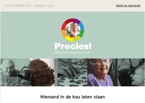  NIEUWSBRIEF #12 - Oktober 2022