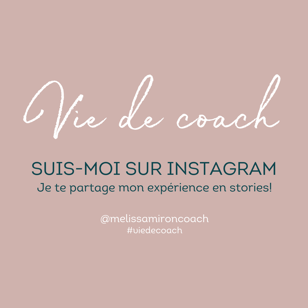 Vie de coach