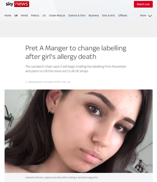 Sky News, 3rd Oct 2018