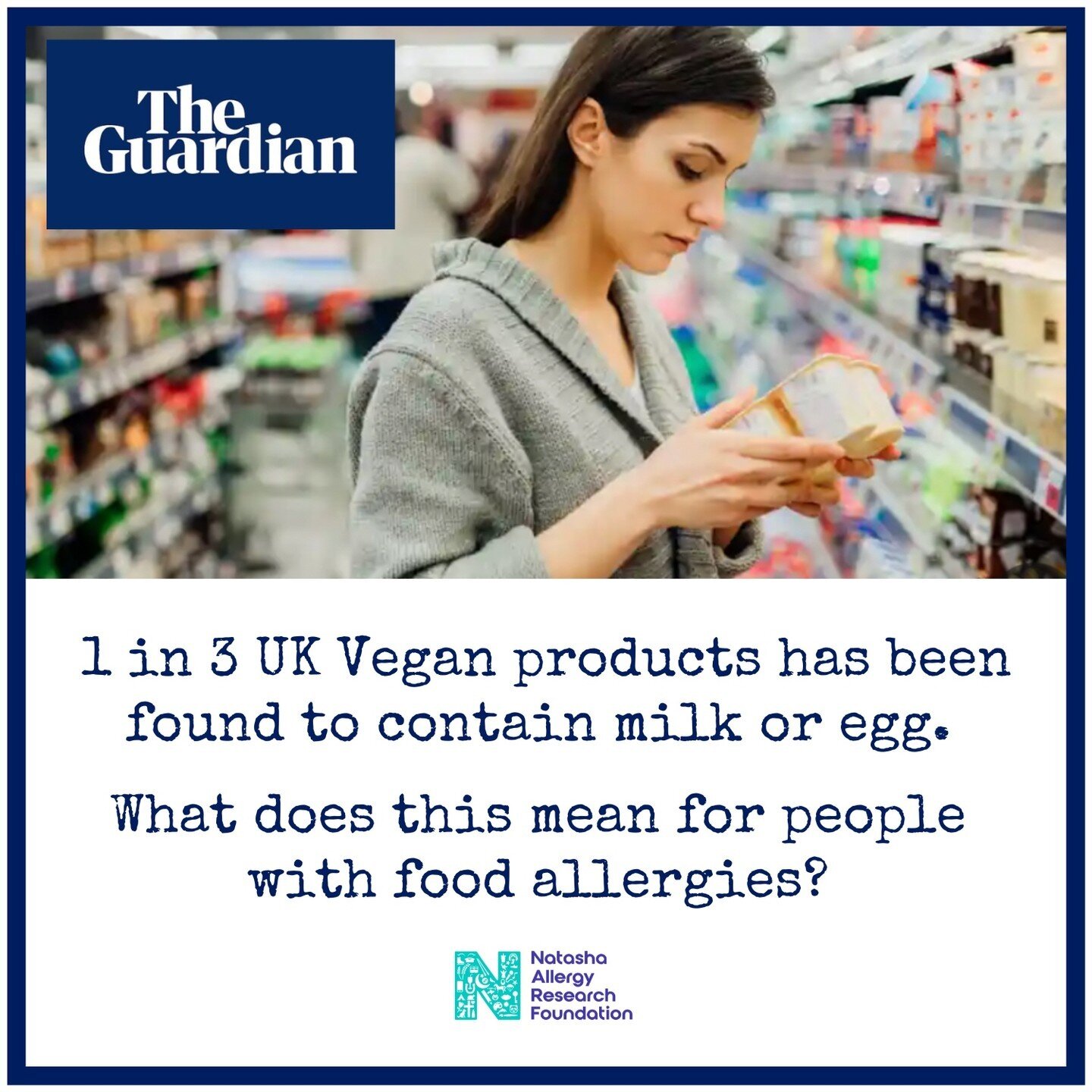 The Guardian newspaper reported that more than one-third of UK foods labelled as vegan contain animal products, namely milk and egg. This has understandably sent shock waves through both vegan and allergic communities.

Consumers rely on &lsquo;vegan