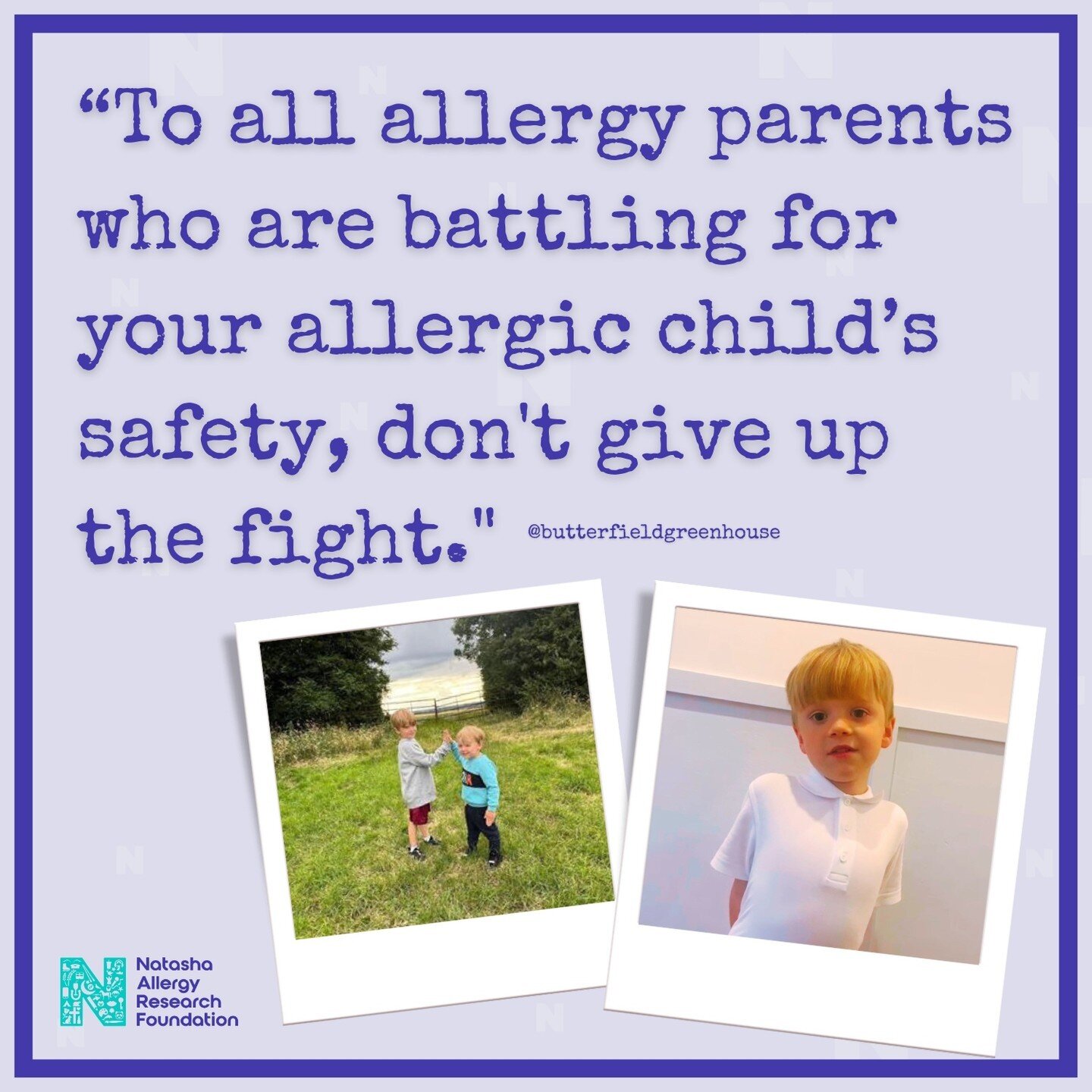 Allergy mum Billie, @butterfieldgreenhouse shared her family's incredible victory after a 2 year battle to get the correct care for her little boy Jess at his school for his food allergies.

High 5 to us 👋
#theallergyparentswin

&ldquo;It&rsquo;s be