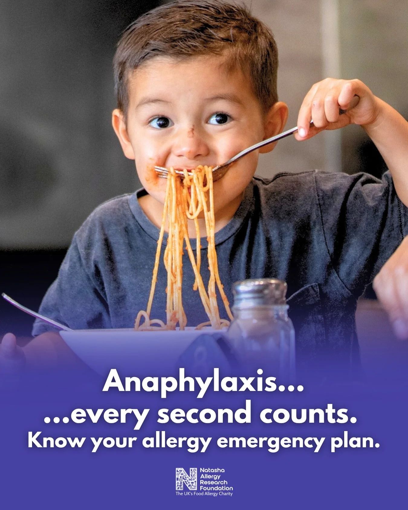 🚨&nbsp;A reminder why quick thinking and knowing what to do in an allergy emergency is so important.&nbsp;🚨

&ldquo;As the food arrived, something looked wrong. The spaghetti was stringy, like cheese. My son had already taken a bite. I shouted - it