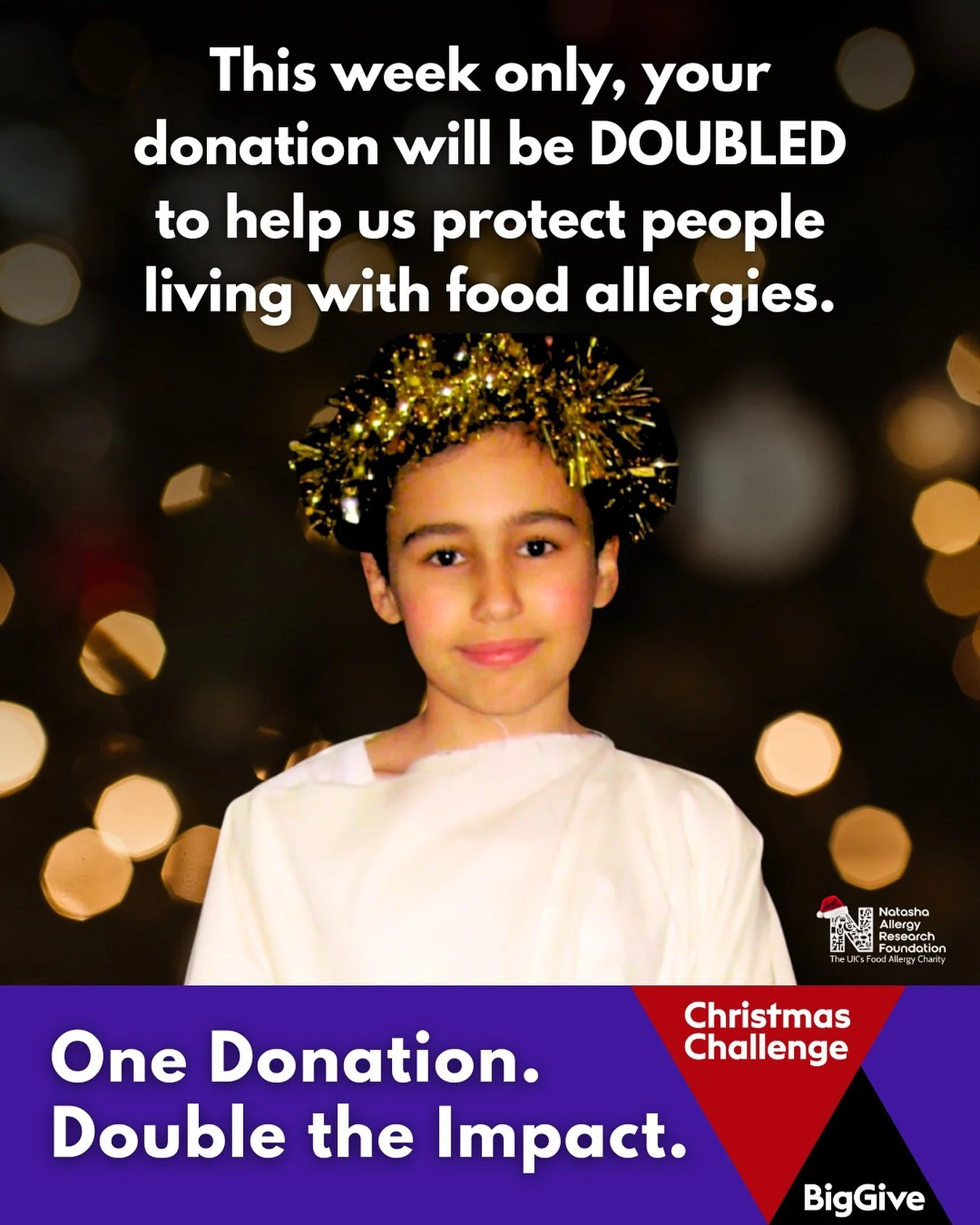 We are so excited to share some wonderful news. Natasha&rsquo;s Foundation has been selected for the Big Give Christmas Challenge 2025. For one week only, every donation will be doubled, allowing your kindness to reach even more children, young peopl