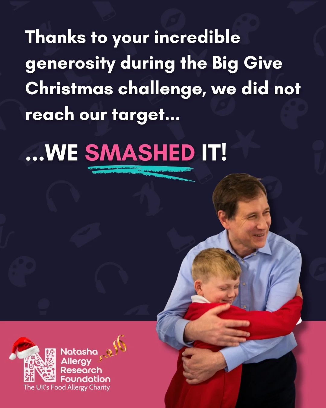 We are absolutely thrilled to share some wonderful news from our @biggiveorg Christmas Challenge. Thanks to your incredible generosity, we didn&rsquo;t just reach our target, we exceeded it.

Drumroll&hellip;
&pound;104,868 raised!

During Big Give w