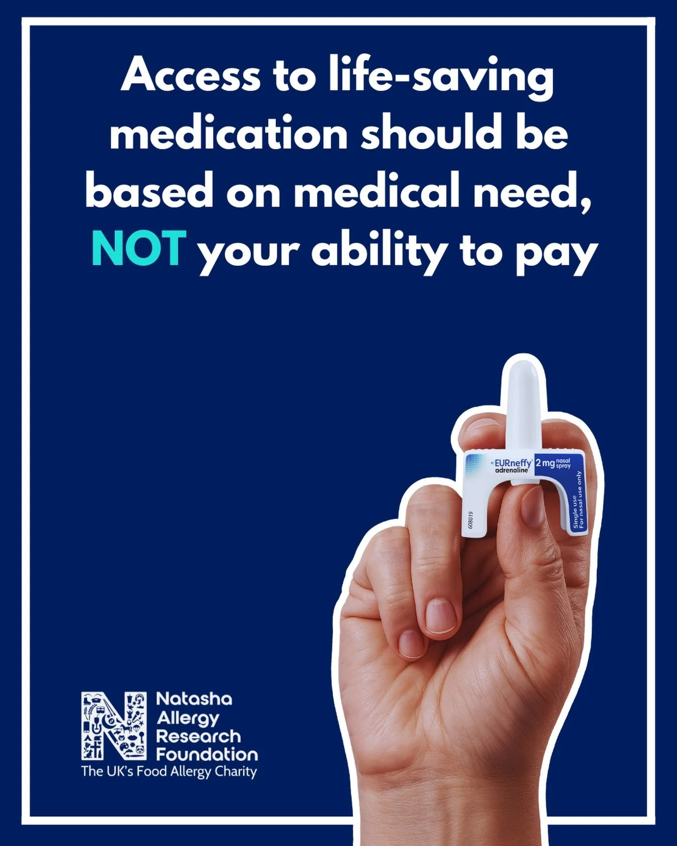 Neffy, the first needle-free treatment for anaphylaxis has been&nbsp;approved for patients in the UK on prescription. But right now, families&nbsp;are are only able to access it privately.

This&nbsp;is not fair - access to life-saving medication sho