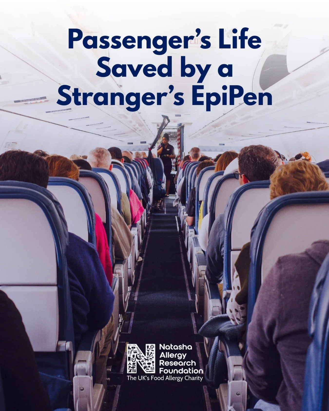 An airline passenger with a nut allergy was saved from a severe allergic reaction mid-flight, thanks to a fellow passenger who gave him her EpiPen when he urgently needed a second dose. ✈️

Last month, Andrew Rawle was on a Virgin Australia flight wh
