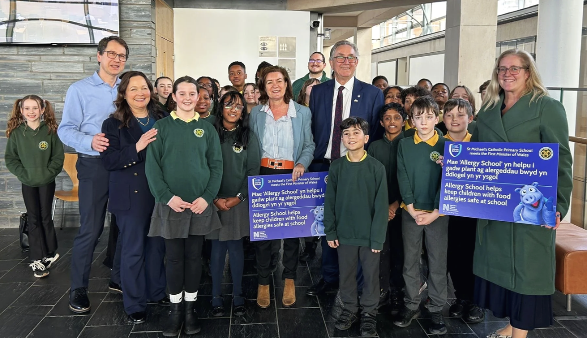 Schoolchildren Bring Their Voices to the Senedd for Food Allergy Awareness