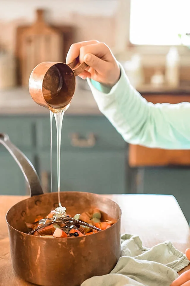 Honey Vanilla Rhubarb Compote — Well Folk Revival