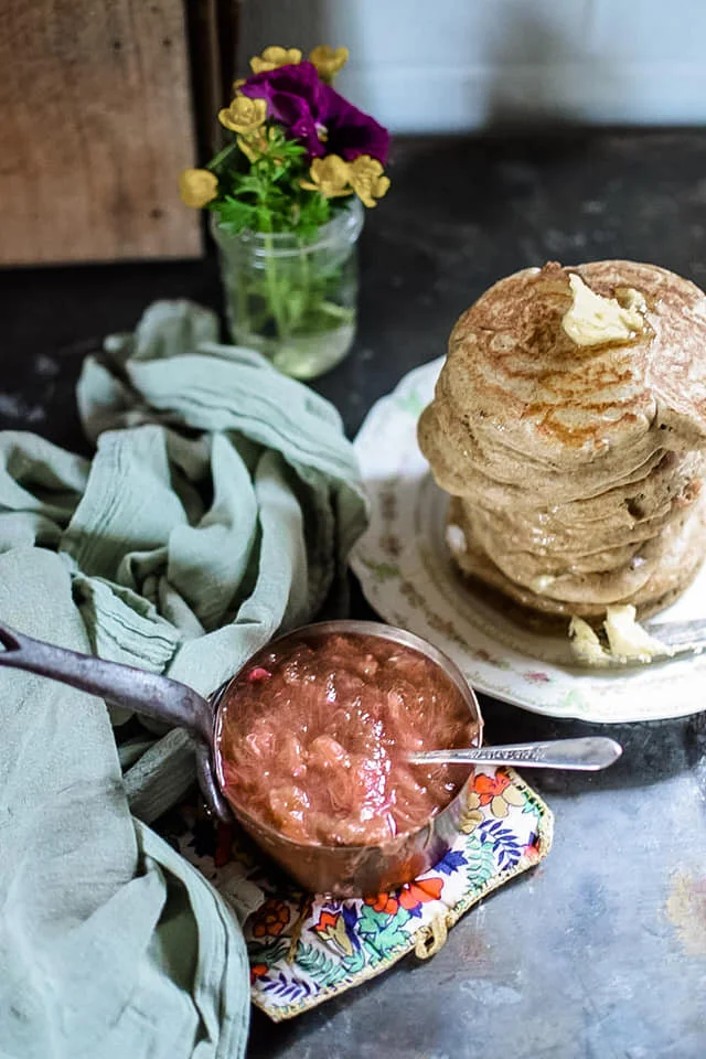 Honey Vanilla Rhubarb Compote — Well Folk Revival