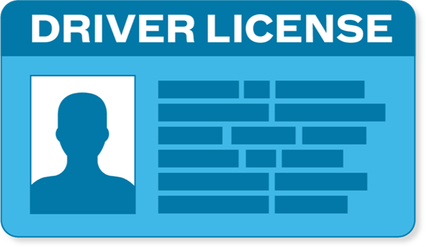 Photo must clearly show license number, name, expiration date and state.