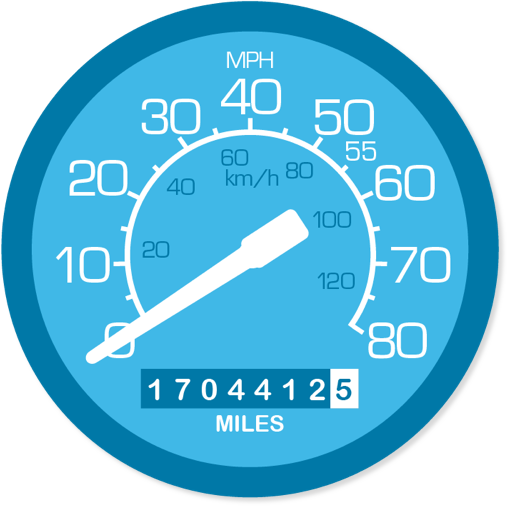Photo must clearly show odometer with the vehicle’s total mileage.