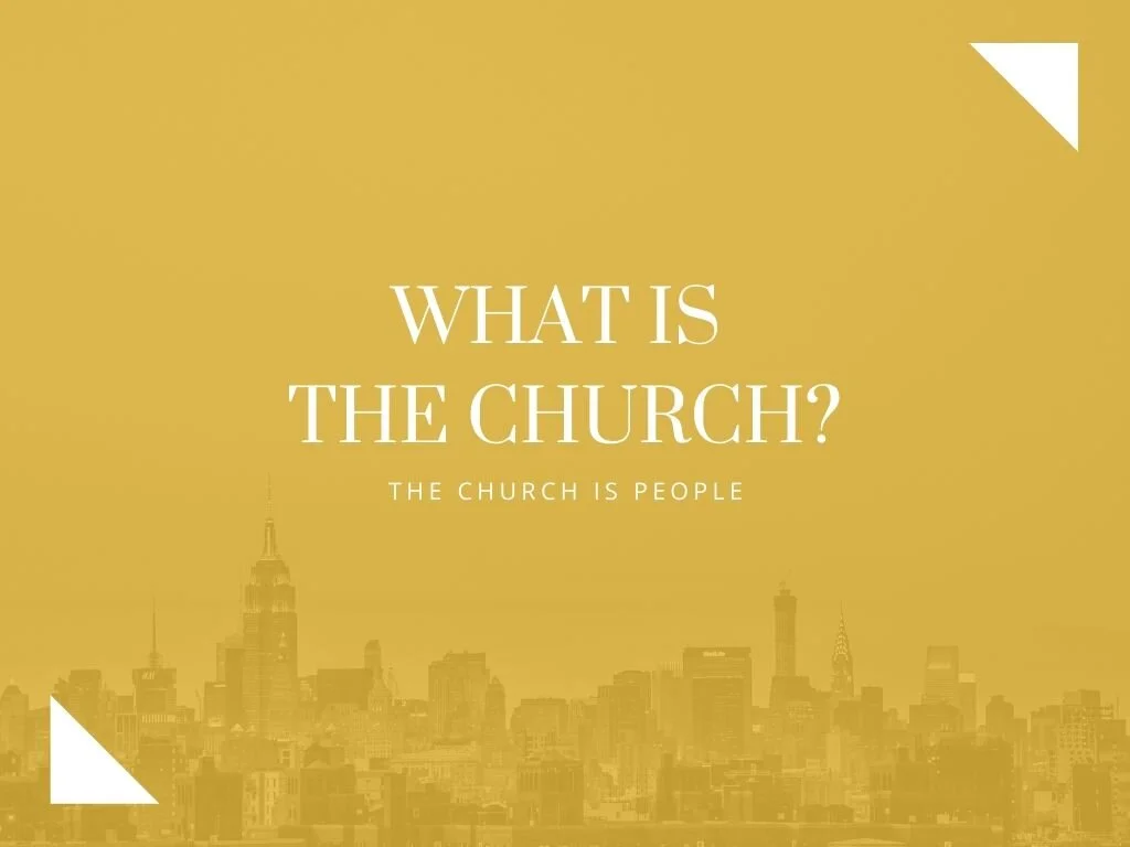 The Church is People Standing on the Book