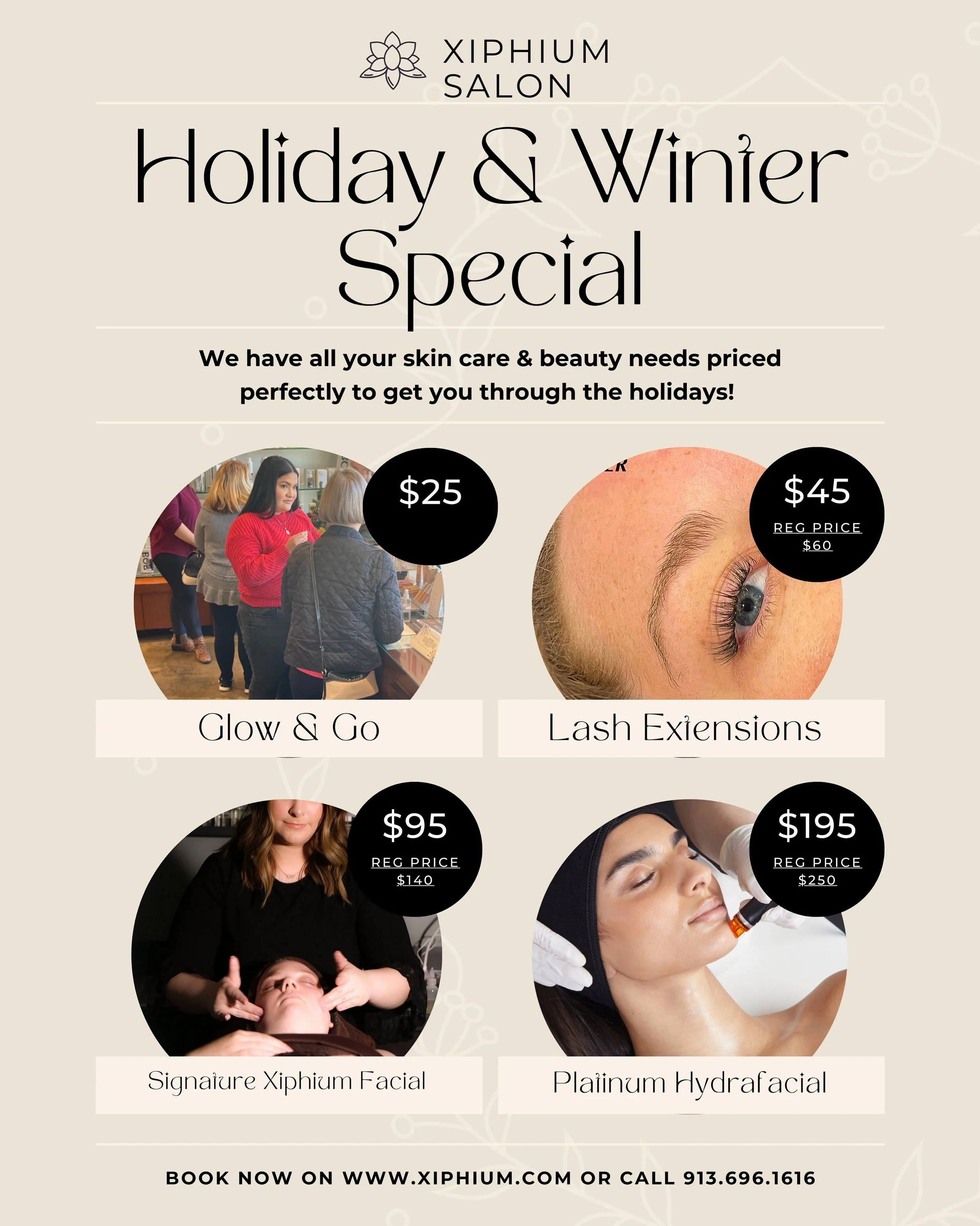 Get Glowing With Holiday Specials from Xiphium Salon