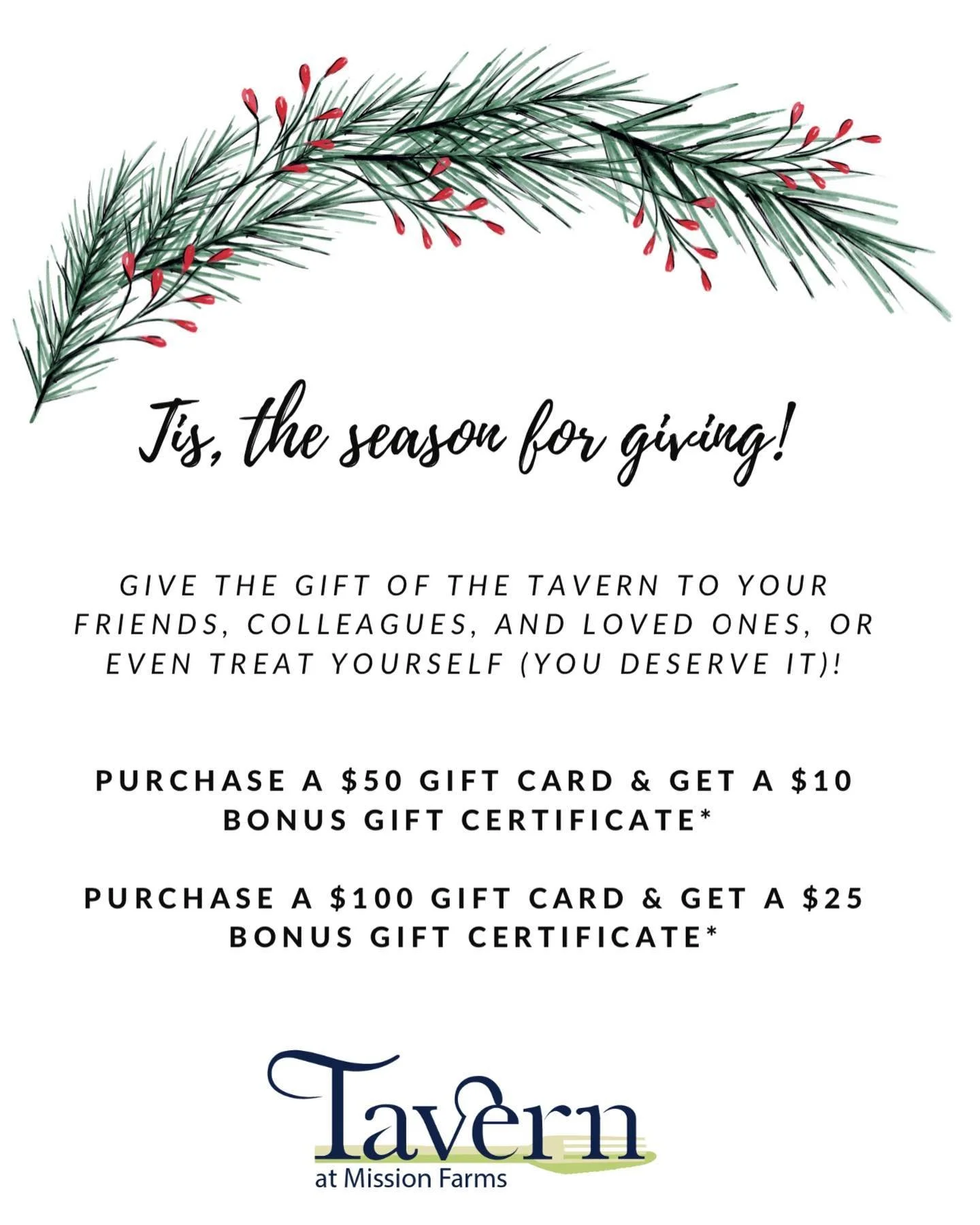 Give the Gift of Tavern + Ring in 2024