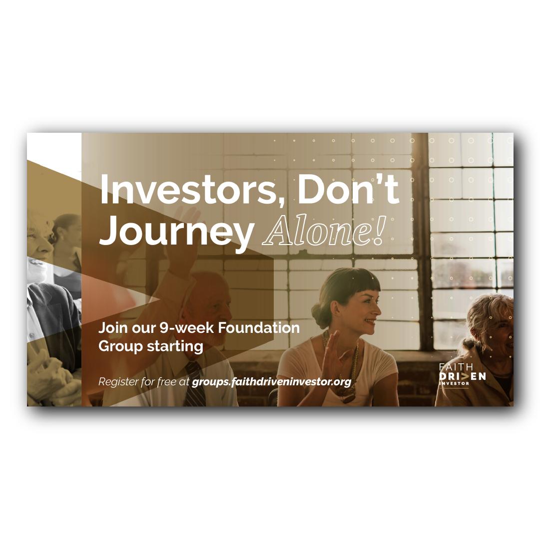 Group Resources — Faith Driven Investor