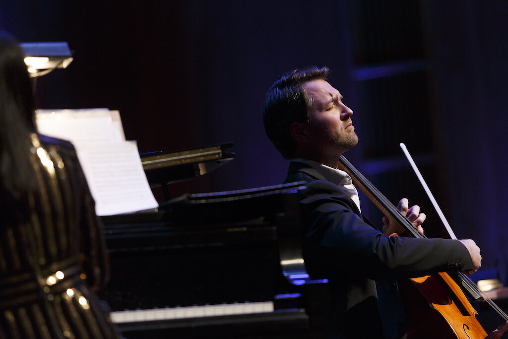  Sherry Shieh (left) and Adrian Daurov (right) perform “The Way We Were”  Photo by Jonathan Heisler 