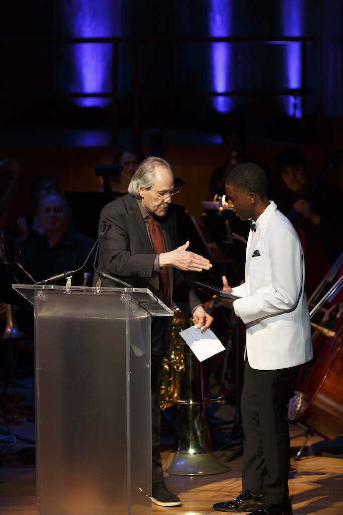  Robert Klein and honoree Cameron Moody  Photo by Jonathan Heisler 