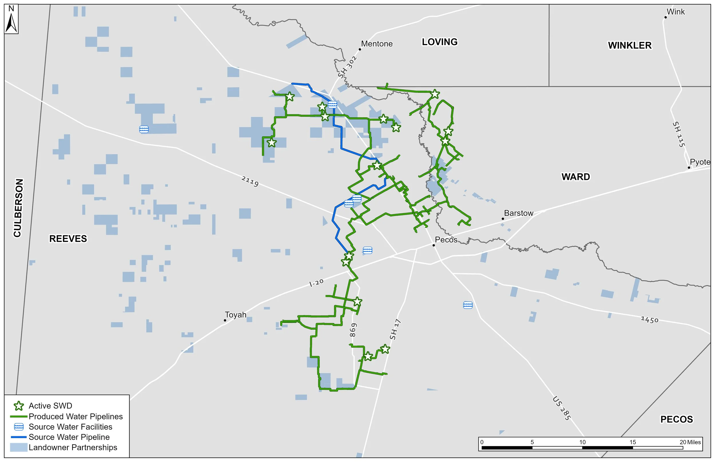 Where We Operate — Layne Water Midstream
