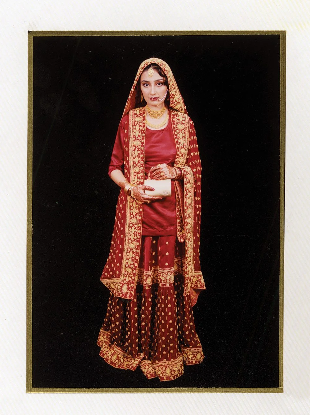 The author on her wedding day at age 17