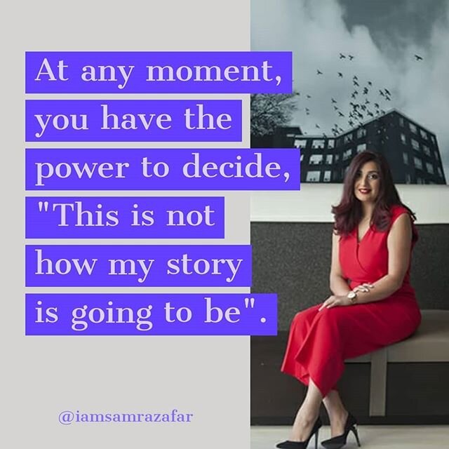 There were days, weeks and even years in my life when I felt powerless. And it makes sense - I was a child bride in a new country, my financial independence had been taken away, and my confidence was low from emotional abuse.

Yet, I knew that COULDN