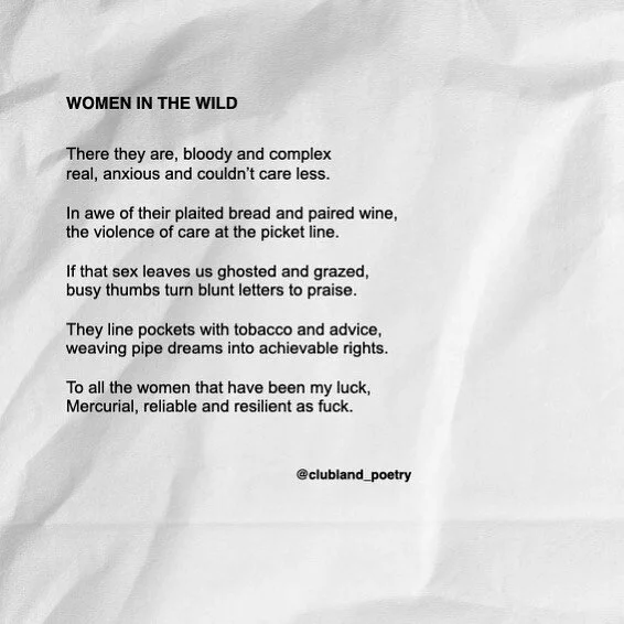 Didn&rsquo;t feel much like writing this week, but decided #internationalwomensday called for some kind of note to the brilliant beings I call my friends #iwd #femalepoetsofinstagram #poetryofig