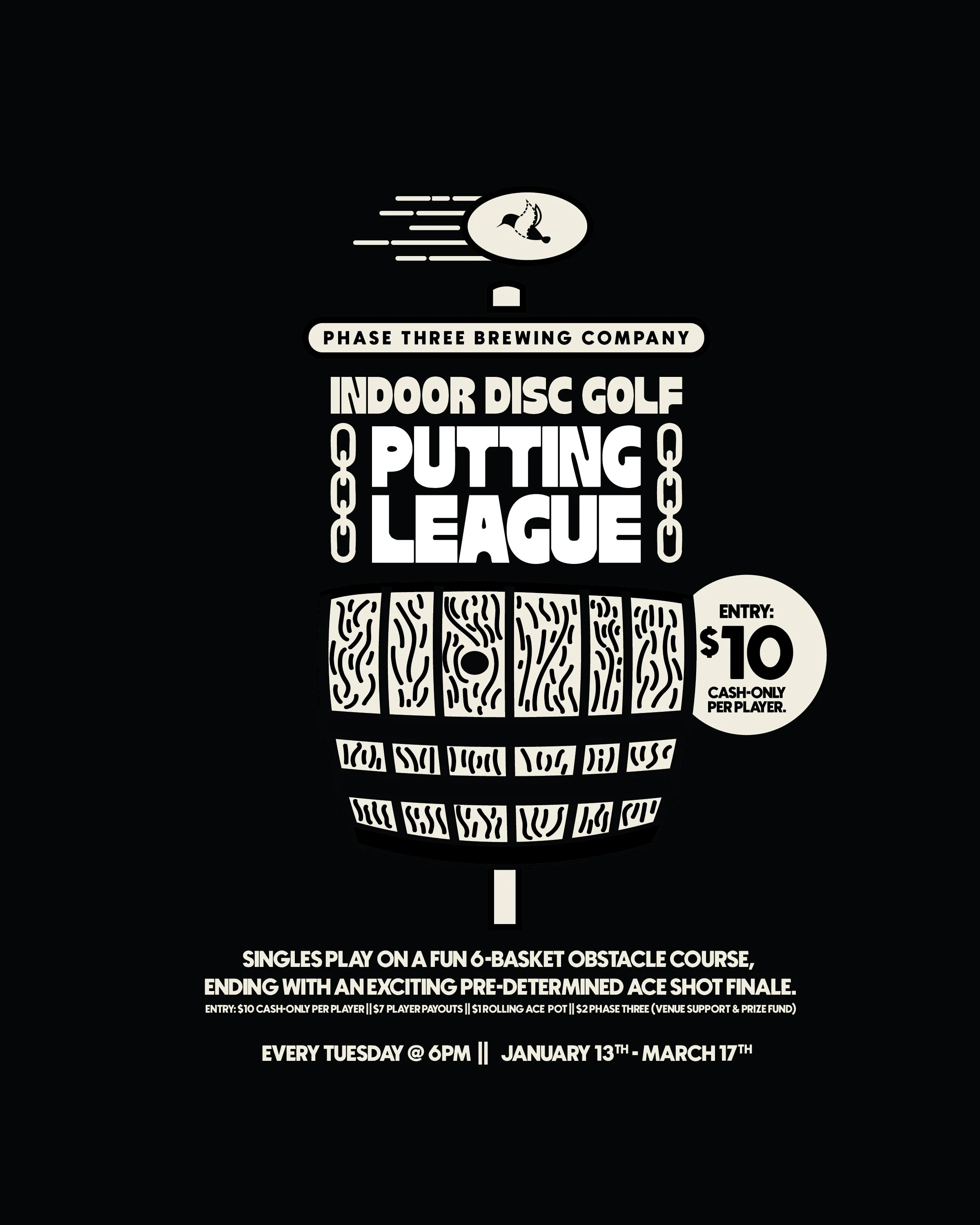 Phase Three Disc Golf Putting League: Season One