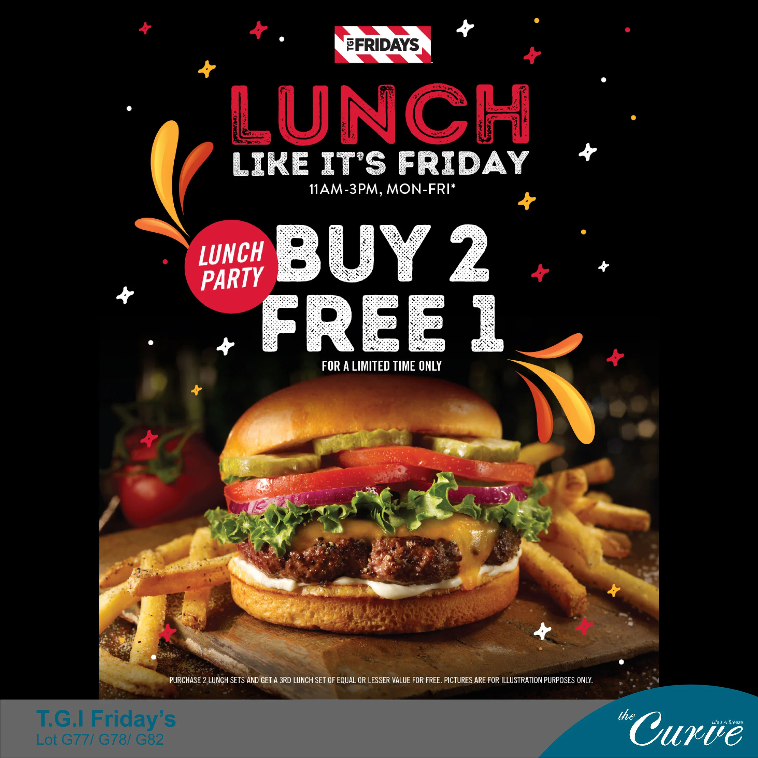Lunch Like It S Friday At Tgi Fridays The Curve