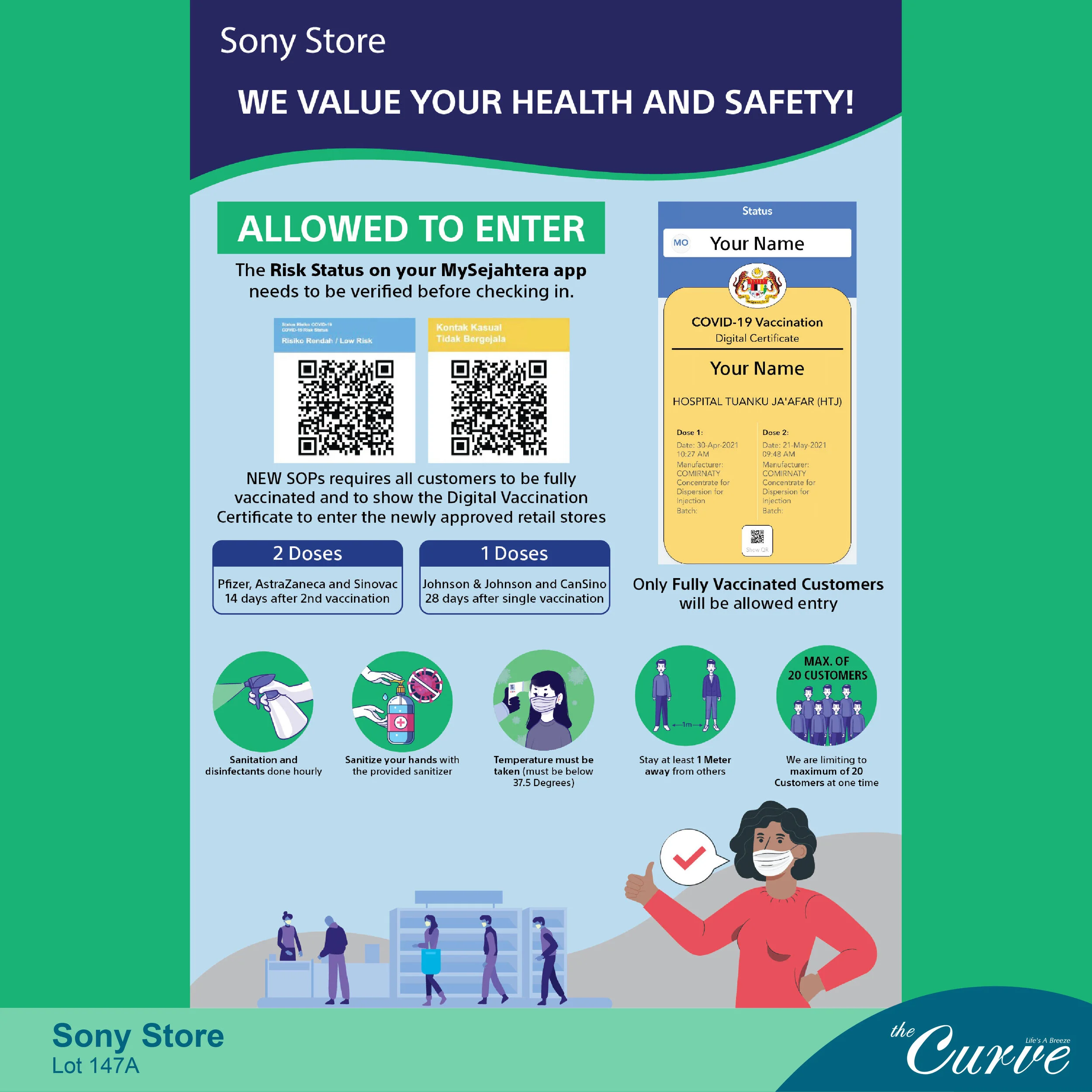 Sony Store Is Now Fully Open To Serve You The Curve