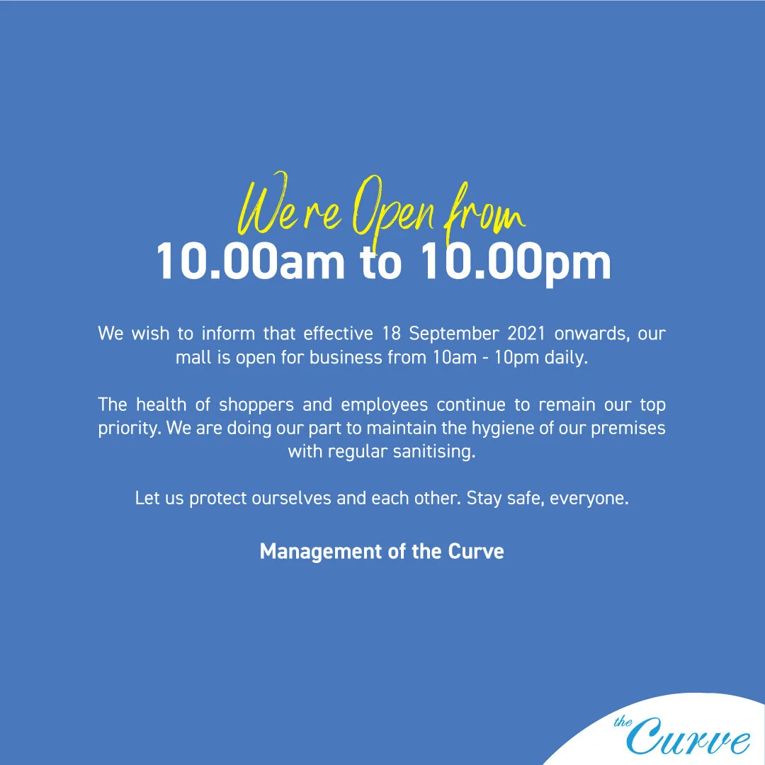 [ANNOUNCEMENT] We Are Now Operating At Usual Hours — the Curve