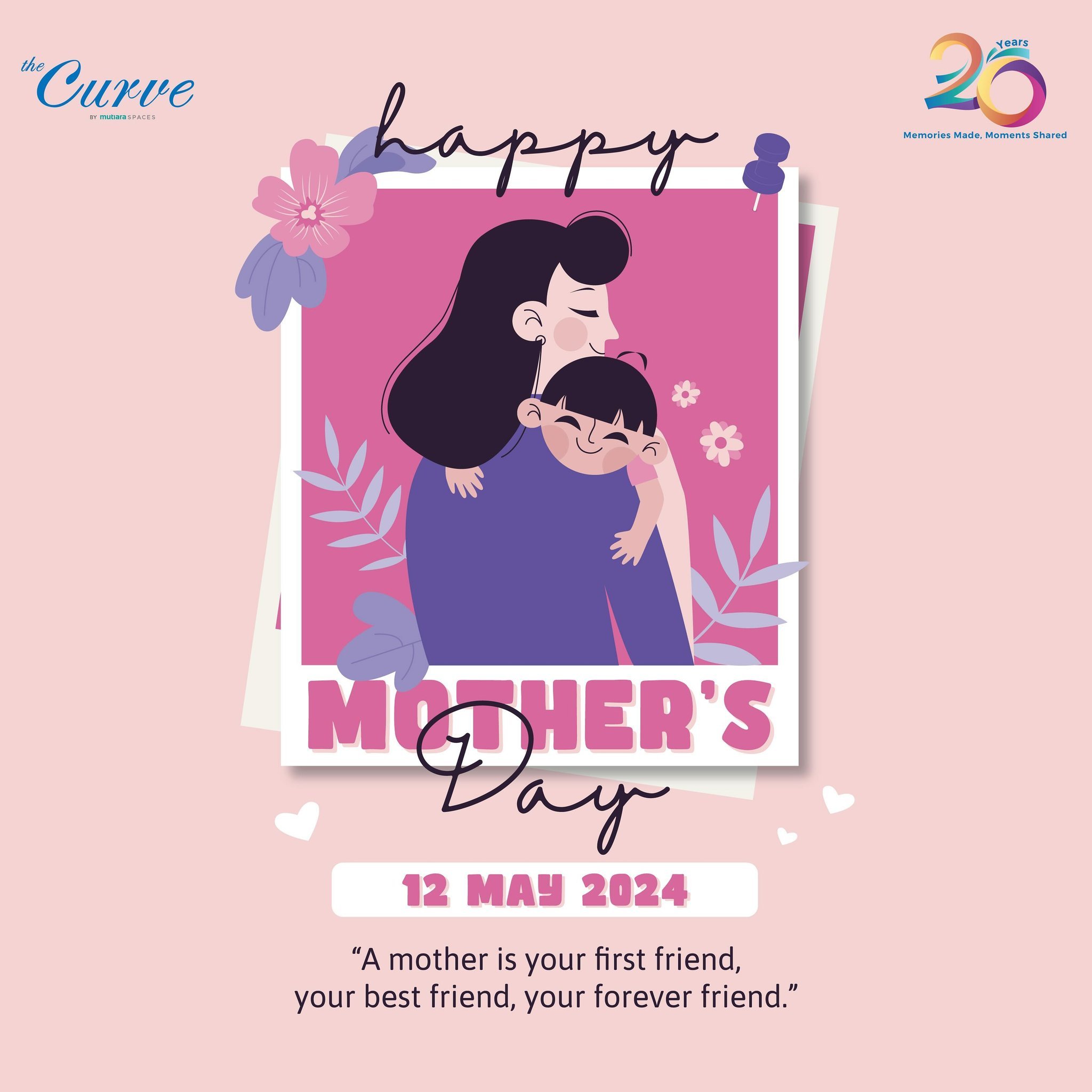 Happy Mother&rsquo;s Day to all the amazing moms out there ❤️ Big hugs from the Curve Management 🫶

#theCurve #theCurvemall #theCurveMutiaraDamansara #mothersday