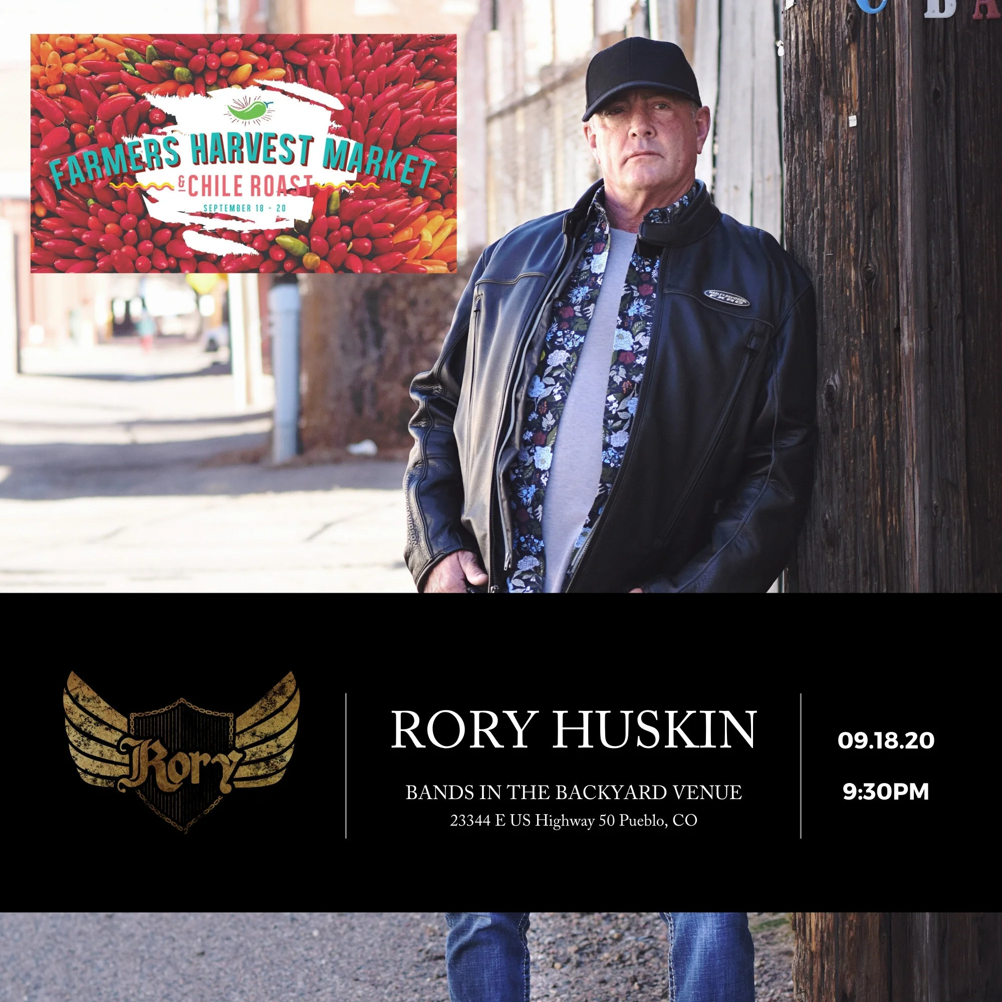 Rory Huskin at Farmers Harvest Market &amp; Chili Roast Concert
