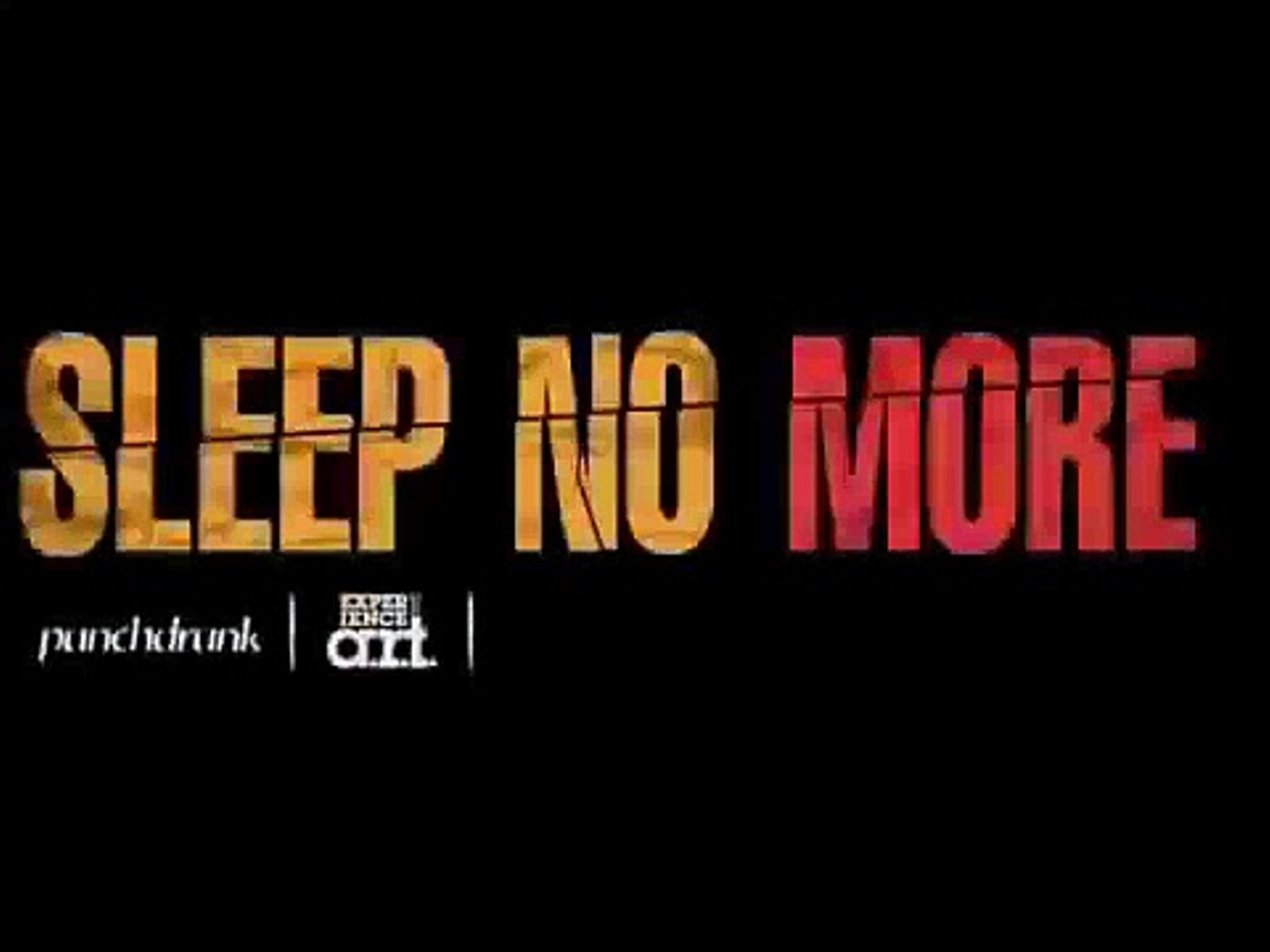 Sleep No More Logo