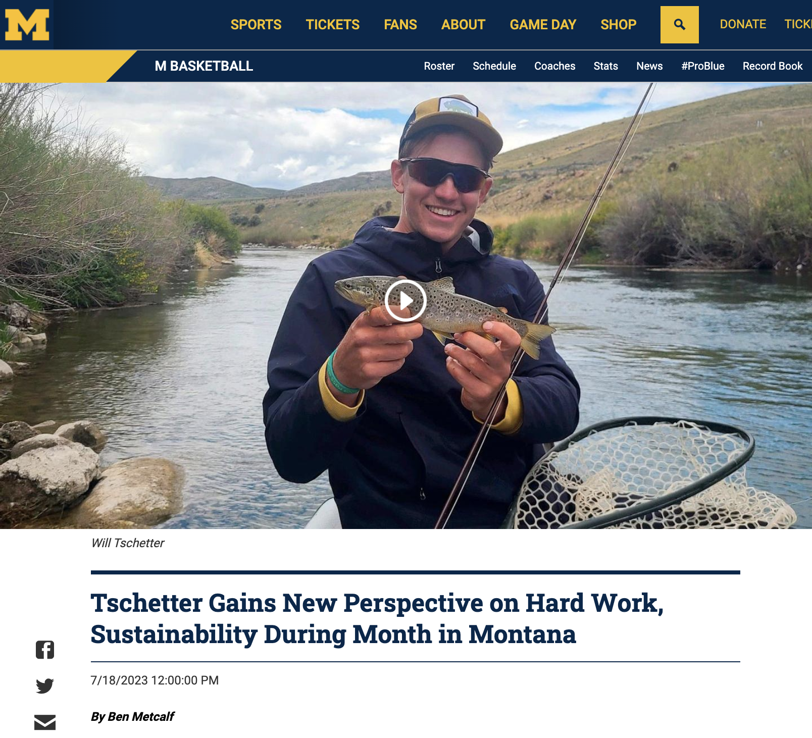 Two Great Articles and a Video on NBB Intern Will Tschetter