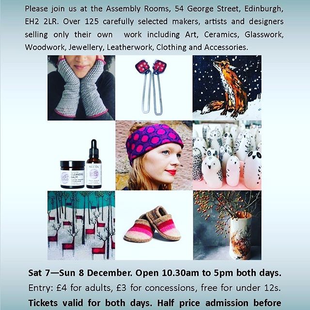 This weekend I&rsquo;ll be at the beautiful assembly rooms in Edinburgh. Come and visit me if you&rsquo;re in town. Xx #edinburgh #scottishceramics #craftfair #getfestive #shoplocal