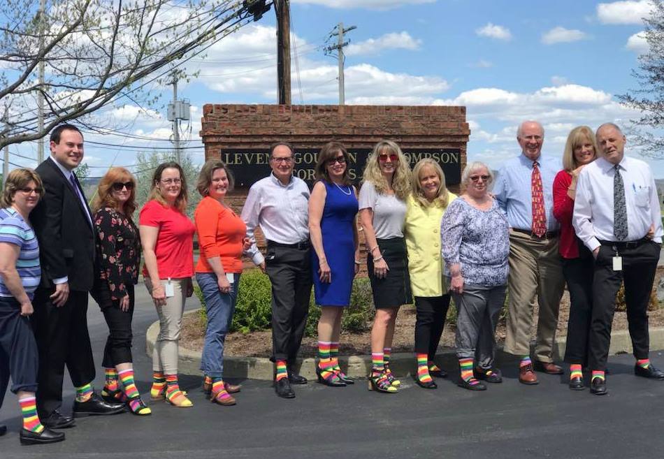 Levene Gouldin &amp; Thompson, LLP rocking their socks