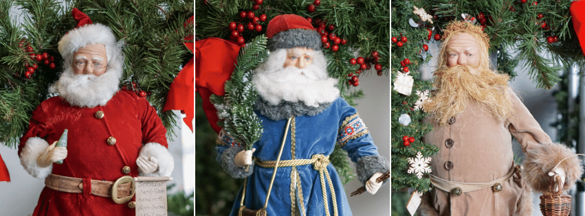 Historical Holiday - Vintage Santa Display
