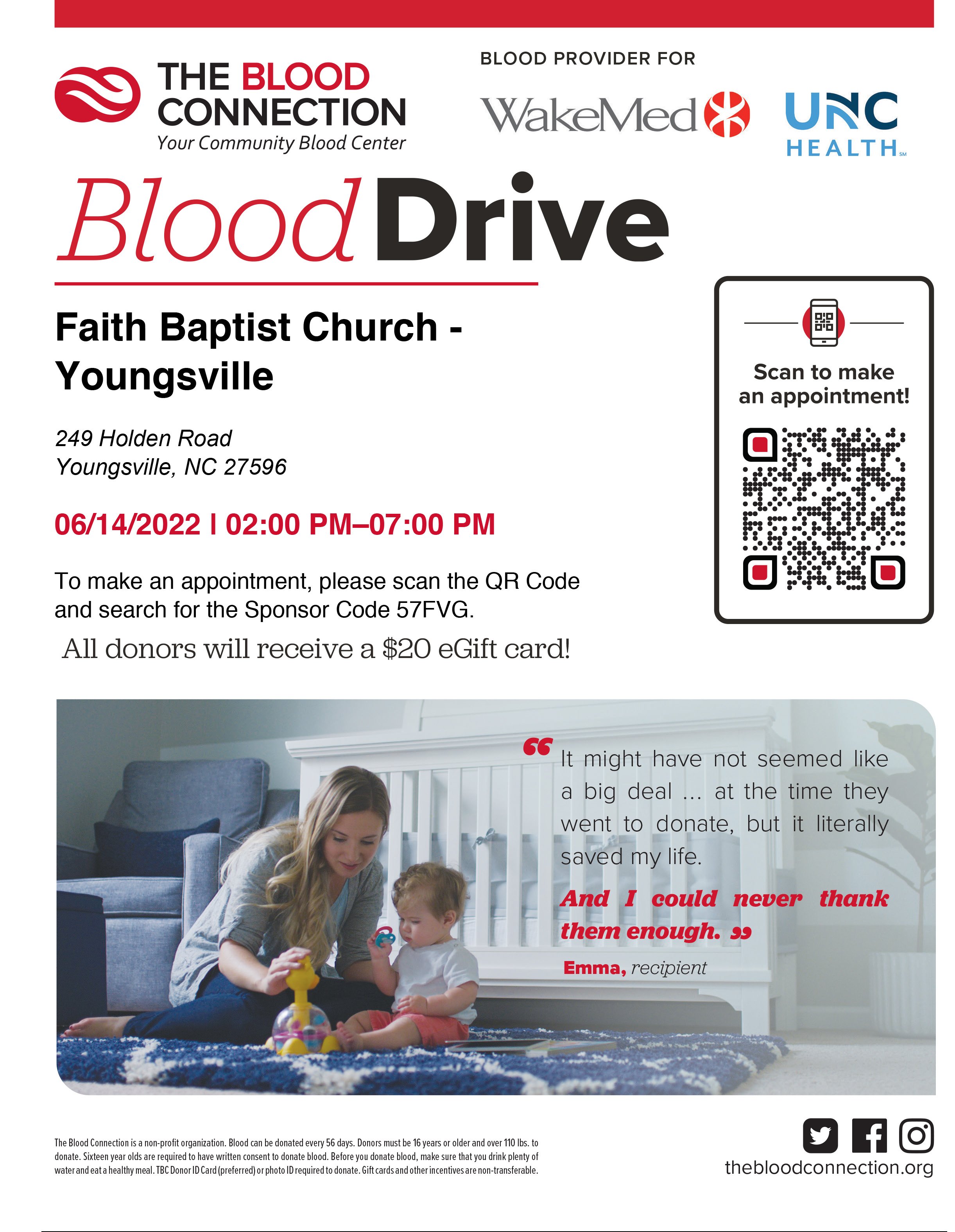 EVENTS EDITOR — Faith Baptist Church, Youngsville, NC