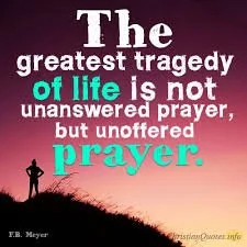 THURSDAY'S THOUGHT TO PONDER ON THIS NATIONAL DAY OF PRAYER ...