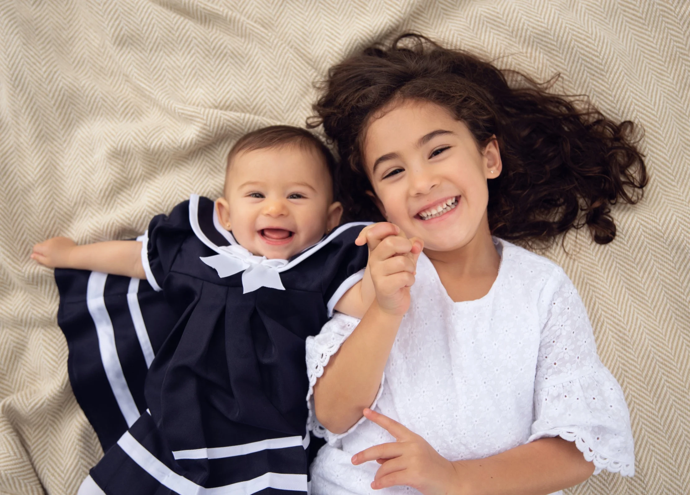 Last fall, 2018. Aleena 4.5 and Hannah 6 months.